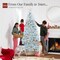 Best Choice Products Pre-Lit Ice Blue Christmas Tree, Artificial Full Holiday Decoration w/ Incandescent Lights